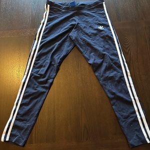 Navy Blue Adidas Leggings